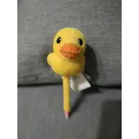 在飛比找蝦皮購物優惠-黃色小鴨 可愛造型筆 絨毛筆
