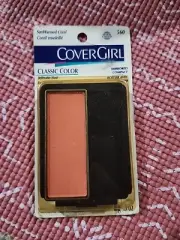 Vtg CoverGirl CLEAN CLASSIC COLOR Blush Blendable Cheek Color Sun Warmed Coral