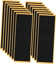 Kisangel 15 Pcs Anti-skid Pad Surface Sticker Stickers Pink Strips Grip Covers Tape for Fingerboards Would Count Hand Soft Kids Skate from Anti-slip Decking Thick Colored Foam Black