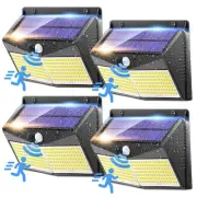 Solar Motion Sensor Lights Outdoor - 240LED 1500LM, 3 Modes, IP65 Waterproof,...