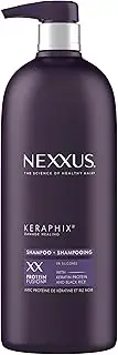 [Nexxus] Keraphix Shampoo With ProteinFusion for Damaged Hair Keratin Protein, Black Rice, Silicone-Free 33.8 oz
