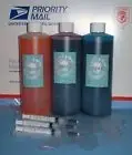 3/ 16oz pints 1 each CMY color 48oz Refill ink kit HP 61 61XL Deskjet 1050 2050