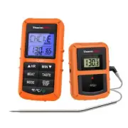 Meat Thermometer Digital Grill Smoker BBQ Wireless w/ Grill Oven Smoker Probe