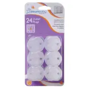 24pc Dreambaby Baby Safety Outlet Cover Children Power Adapter Plugs AU/NZ Clear