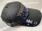 Thin Blue Line Cap, Australia Flag Hat, Black Cap, Police, Hook & Loop Rear