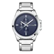 Men Pilot Series Multifunctional Quartz Watch with Steel Band
