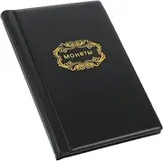 TEHAUX Large Capacity Coin Collection Book 120 Pockets Cover Commemorative Coin Holder Album