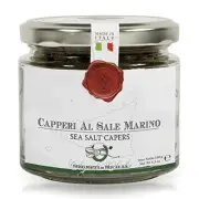 Frantoi Cutrera Gourmet Italian Capers in Sea Salt - Capers Non Pareil - Cape...