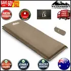 Weisshorn Single Size Self Inflating Matress Camping Sleeping Mat - Coffee