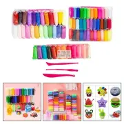 12x Packs of Colour Air Dry Clay Creative Modelling Kit for Kids & Adults