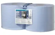 Wiping Paper Tork Heavy Duty Industrial Blue Combi Roll 3 Ply - 2 Pack (130081)