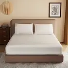 100% Egyptian Cotton Fitted Sheet Full Size, 600 Thread Count, 8-16" Deep