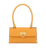 Salvatore Ferragamo Trifolio Long-Handle Shoulder Bag One size Orange