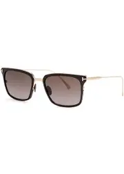Tom Ford TF Acetate Rectangle Gradient - Black ONE ONE