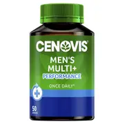 Cenovis Once Daily Mens Multi + Performance 50 Tablets