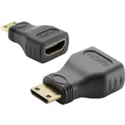 PRO2 PA4370 Mini HDMI Plug To HDMI Socket Adaptor HDMI Socket MINI HDMI PLUG TO HDMI SOCKET