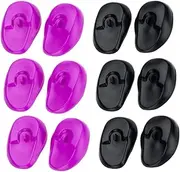 Beaupretty 6 Pairs Hair Dyeing Earmuffs Silicone Ear Covers for Hairdressing Salon Use Prevent Water Dye From Entering Ears Hair Care Accessories