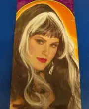 Temptress Wig Witch Vampire Streaked Fancy Dress Halloween Costume Accessory