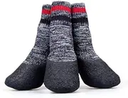 Premium Quality Dog Waterproof Rain Shoes Boots Socks Non-Slip Rubber Socks (4#)