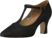 Bloch Women's Chord T-bar Strap 3" Dance Shoe 8.5, Black