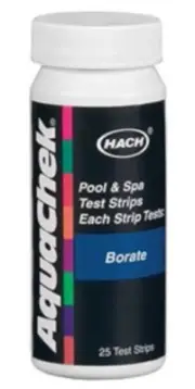 AQUACHEK Borate 562012 Professional Swimming Pool Spa Hot Tub 25 Test Strips