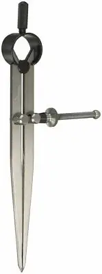 SHINWA Divide Craft Tool Scribe Carbon Steel Tip Compass Scriber 15cm 73059