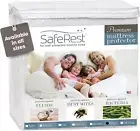 100% Waterproof King Size Fitted Mattress Protector - Machine Washable Cotton Co