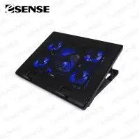 在飛比找博客來優惠-Esense E-C11 冷光五風扇筆電散熱墊(22-WNF