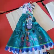 Disney Parks Store Girls 5/6 Encanto Mirabel Madrigal Dress Deluxe Costume NWT