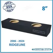 Honda Ridgeline Crew-Cab 2006-2024 8" Dual Sealed Sub Box Subwoofer Enclosure