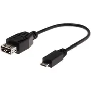 Pro.2 USB-A Socket To Micro USB-B Micro USB OTG Cable 15Cm