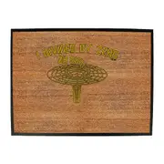 Divided By Zero - Funny Novelty Doormat Man Cave Floor mat