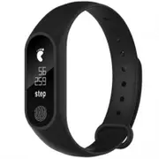 M2 Waterproof Fitness Smart Bracelet Heart Rate Monitor For Iphone Android Black Smart Watches