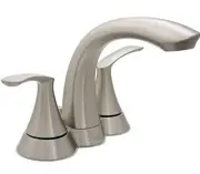 Moen Darcy WS84550SRN 2 Handle Spot Resist Bathroom Faucet - Brushed Nickel