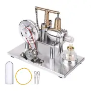 Educational Stirling Engine Model Science Toy Gift Tools with Alcohol Burner A