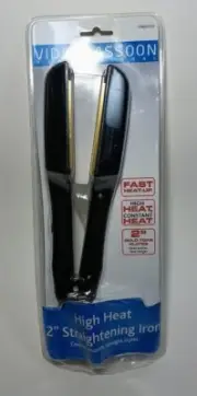 VIDAL SASSOON Professional Hair Straightening Iron 2" Adjustable Heat VS092CFD