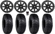 High Lifter HL10 15" Wheels Black 30" Intersect Tires Can-Am Renegade Outlander