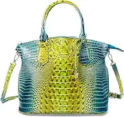 [Makcr Joacbv] Women Purse Satchel Bag Long Crossbody Classy Tote Bag Top Handle Vegan Leather Ladies Handbags Embossed Pattern