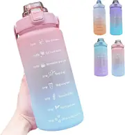 Pbb 2 Litre Water Bottle ,Big Water Bottle with Straw, Leakproof Sport Water Bottles[PB]