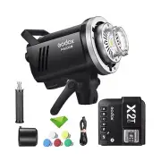 Godox MS200V w/X2T-C Trigger 200W Strobe Flash GN53 5600K 0.1-1.8S Recycle Ti...
