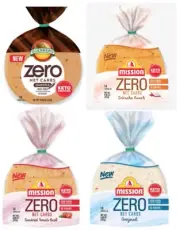 Mission Guerrero Zero Carb 0g Net Carbs - Keto Certified - 4.5" Street Taco - 1