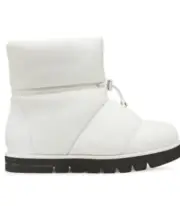 New Stuart Weitzman Polar Lug White Booties Retail Over $450 Size 10 Women