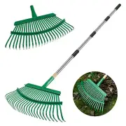 Garden Leaf Rake Metal Thatching Rake Yard Thatch Rake 18.8Inch Wide Shrub Tool❁