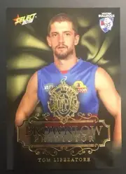 2018 AFL SELECT FOOTY STARS BROWNLOW PREDICTOR GOLD TOM LIBERATORE