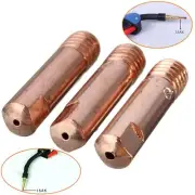 10Pcs 0.8/1.0/1.2mm MB-15AK MIG/MAG M6 Welding Torch Tips Holder Gas Nozzle
