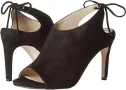 Cole Haan Women 9 Emmett Black Suede Leather Sandal Bootie Heels NEW NIB