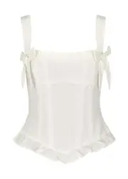 DE LA Vali Ibienca White Corset top - 12 12