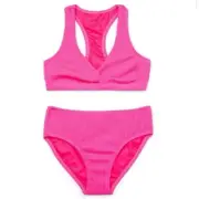 Wonder Nation Girls Two Piece Popcorn Twist Bikini Set Medium 7-8 New with Tags