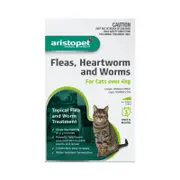 Aristopet Topical Flea & Worm Spot Treatment For Cats Over 4kg (6 Pack)