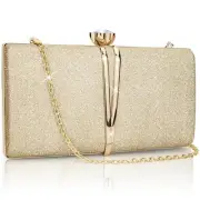 Evening Bag Small Clutch Purses Leopard Purse #a Gold Clutch Purses for Women